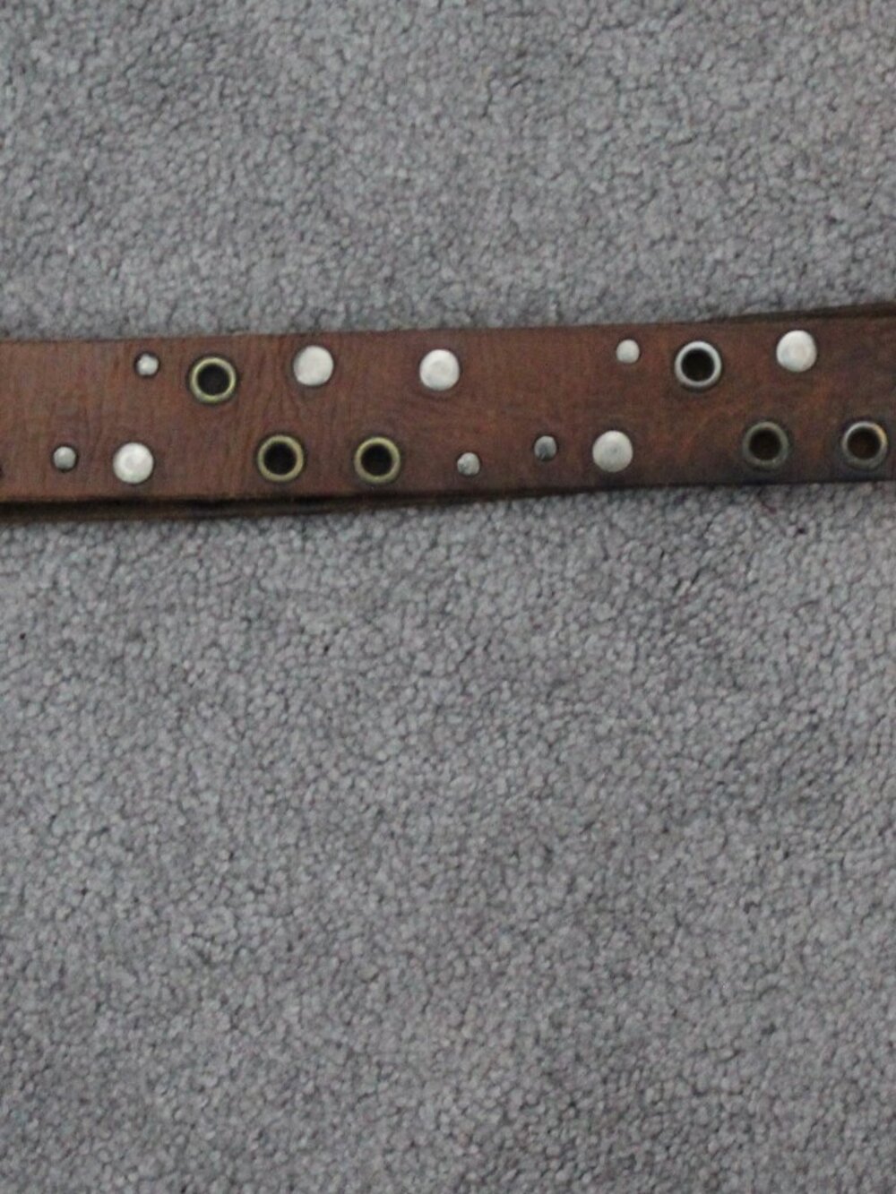 Stamped Belt Express Studio Design/Genuine Leather 38